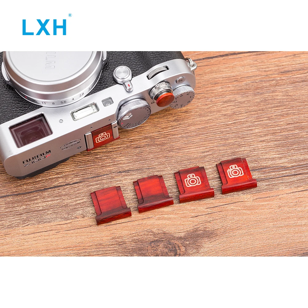 カメラにポン』 木製カメラ - ユニバーサルホットシュー。