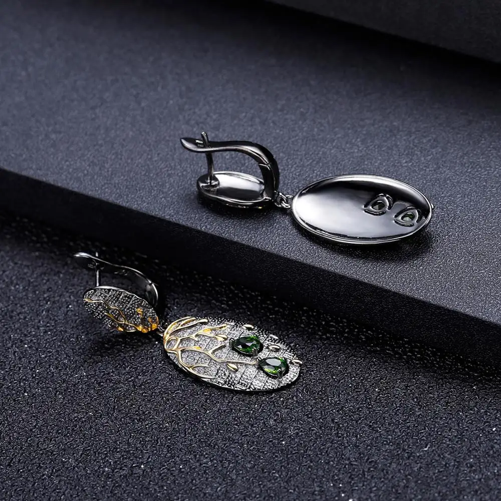 GEM'S BALLET 0.60Ct натуральные серьги из аметиста 925 стерлингового серебра ручной