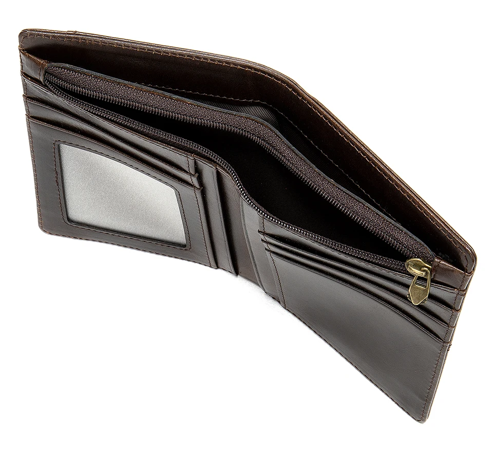 Small Women's Wallet Male Wallets for Credit Card Leather Genuine Purse for Men Card Holder Short Clutch Money Bags 6