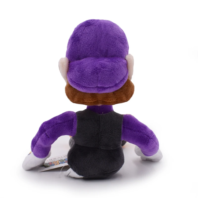 Высокое качество 11 ''28 см Супер Марио Bros Brothers Waluigi фиолетовый цвет набивные игрушки куклы, детский подарок, 1 шт. в упаковке