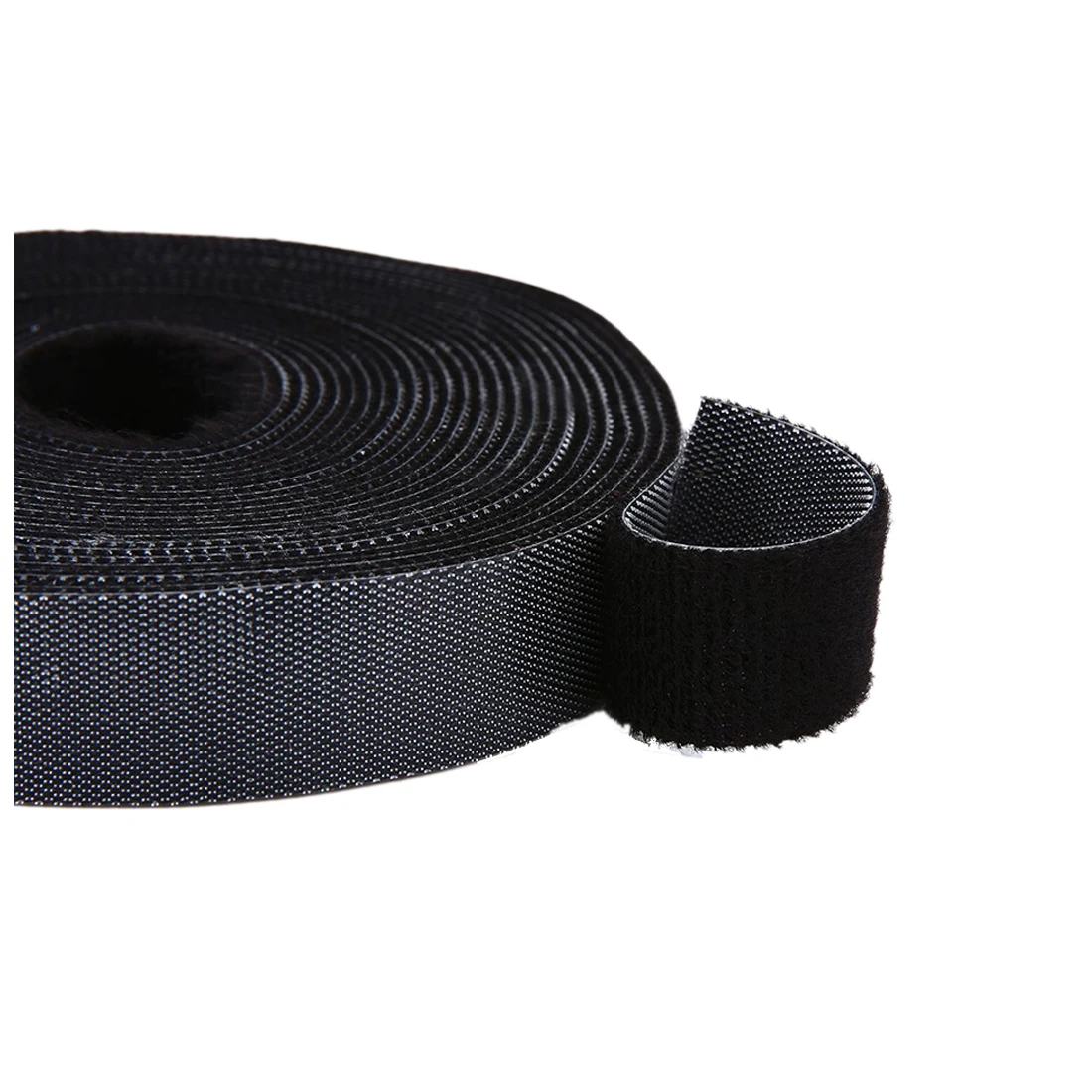

Long Fastening Hook and Loop Tape 2cm Hook and Loop Fastening Tape Cable Ties 5M Black