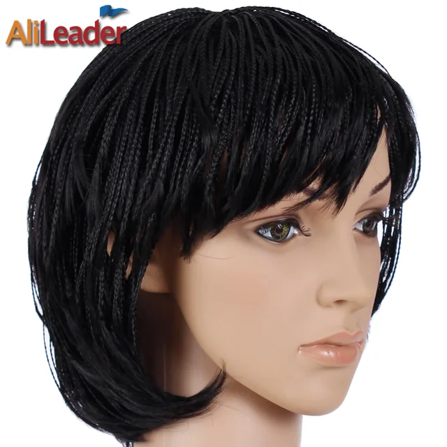 Alileader Products Box Braid Wig With Baby Hair Best Black Short Alileader Products Box Braid Wig With Baby Hair Best Black Short Wigs For Women Synthetic