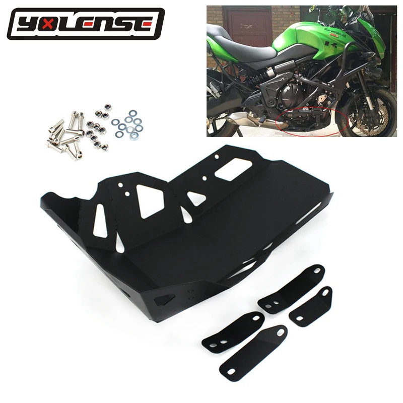 

Motorcycle Skid Plate Bash Frame Guard Engine Protector For Kawasaki KLE650 versys650 2015 2016 2017