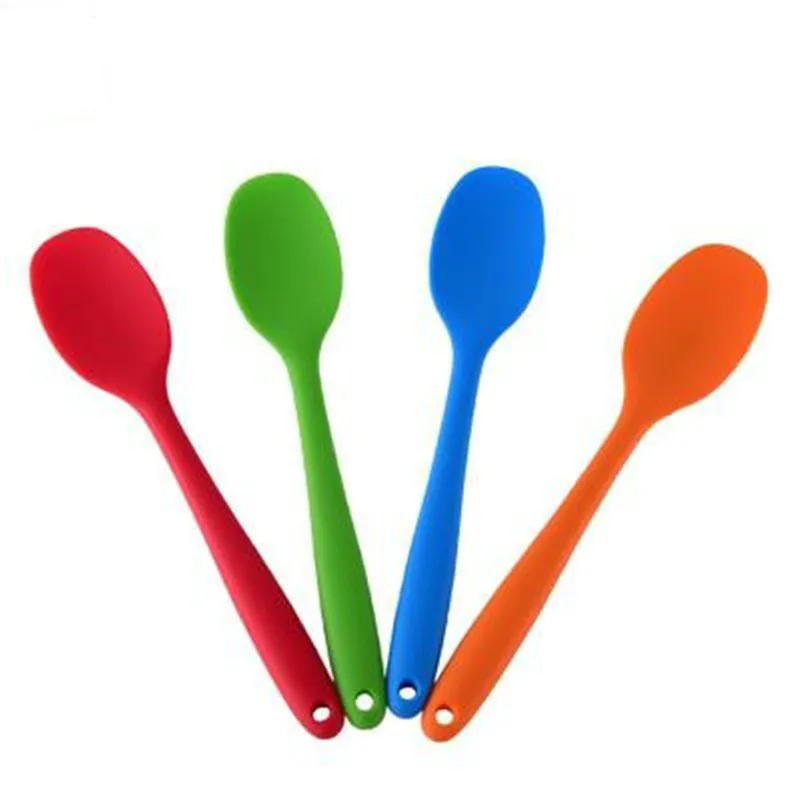

Kitchen Tools Turners Spatula Heat Resistant Integrate Handle Silicone Spoon Scraper Pan Spatula Cake Kitchen Cooking Tool