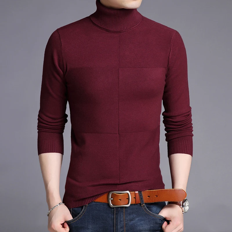 2019 новые модные брендовые свитера Для мужчин пуловер шерстяной Slim Fit перемычки