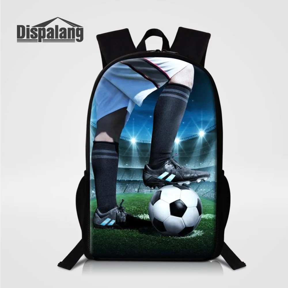 Dispalang Cool Footballs Printing Backpacks 3D Basketballs Men's Travel Shoulder Bags Children School Bag Boys Bagpack Sac A Dos