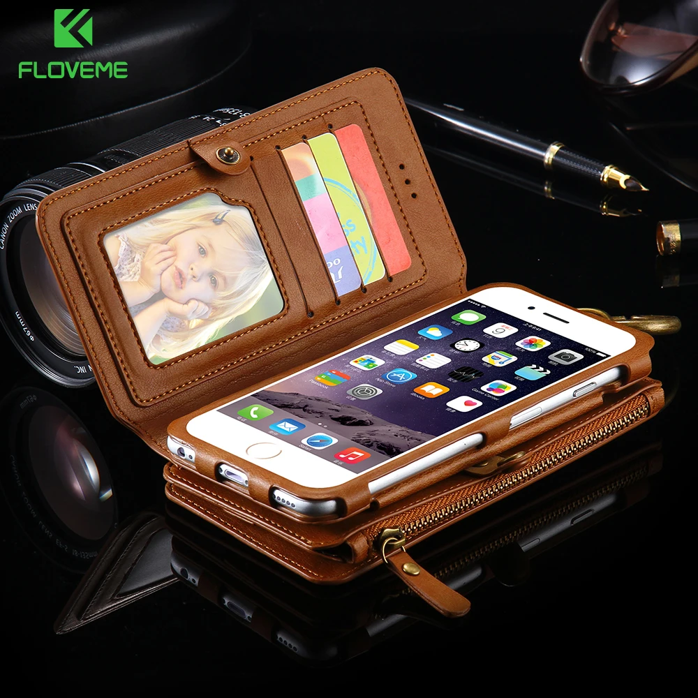 bilder für FLOVEME Metall Reißverschluss Geldbörse 18 Kartensteckplatz Photo Frame Fall-abdeckung Für iPhone 7 6 6 S Plus 5 5SE Für Samsung Galaxy S7 S6 Rand Plus bilder für FLOVEME Metall Reißverschluss Geldbörse 18 Kartensteckplatz Photo Frame Fall-abdeckung Für iPhone 7 6 6 S Plus 5 5SE Für Samsung Galaxy S7 S6 Rand Plus