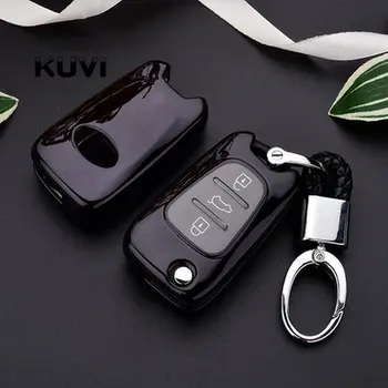 

TPU Car Key Cover Case Shell Holder For Kia RIO K2 K5 Sportage Sorento For Hyundai i20 i30 i35 iX20 iX35 Solaris Verna