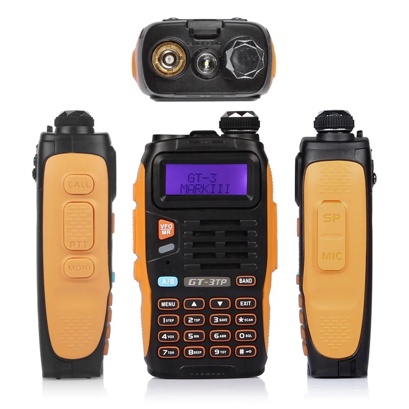 Baofeng GT-3TP MarkIII TP 1/4/8Watt High Power Dual-Band 136-174/400-520MHz Ham Two-way Radio Walkie Talkie + Car Charger Baofeng GT-3TP MarkIII TP 1/4/8Watt High Power Dual-Band 136-174/400-520MHz Ham Two-way Radio Walkie Talkie + Car Charger