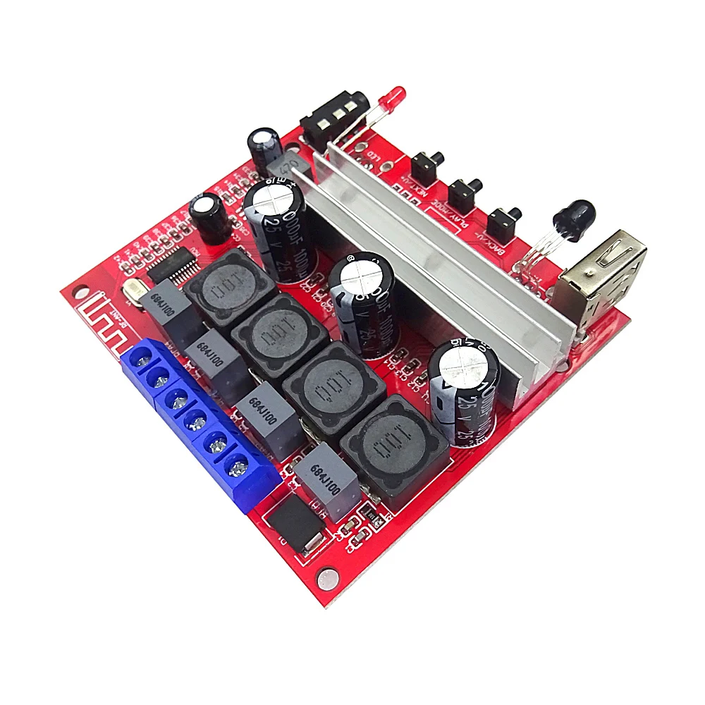 100 Вт x 2 стерео TDA3116D2 цифровой 5,0 bluetooth усилитель готовой платы ПОДДЕРЖКА TWS box функция AmpG10-002