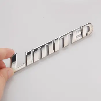 

New Chrome ABS LIMITED Emblem Badge Decals Sticker Fender Side Universal Fit For Highlander Camry Corolla Rav4