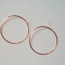 Диаметр 39 мм 13,56 МГц HF ISO14443A S50 COB rfid катушка с чипом RFID Метка полуфабрикатов