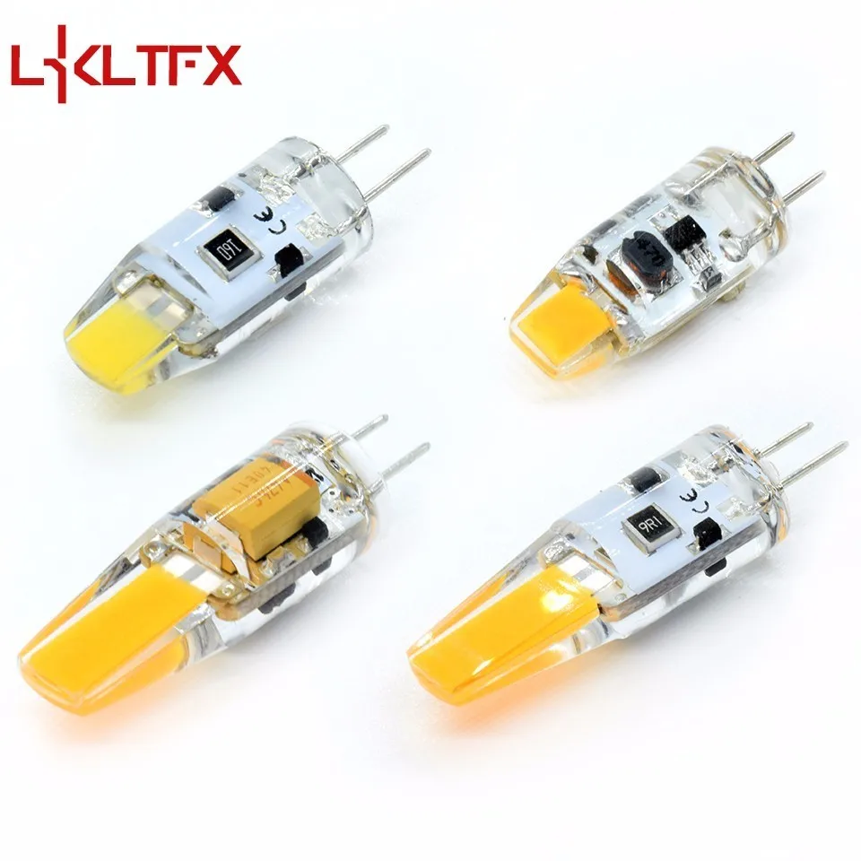 LKLTFX G4 светодиодный ная лампа AC DC 12 В Светодиодная 1505 COB чип свет 360 Угол луча света s