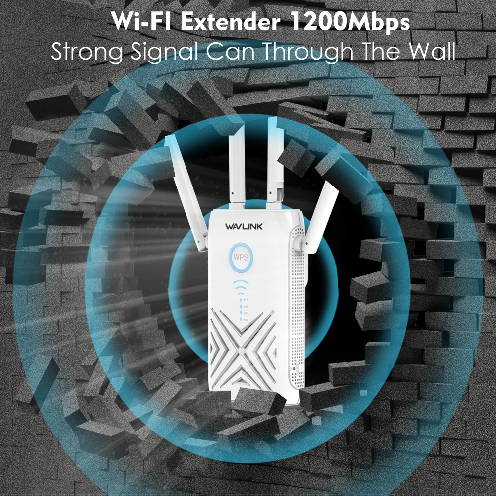 Wavlink Full Gigabit 1200 Мбит/с Wi Fi ретранслятор расширитель/усилитель/маршрутизатор/точка
