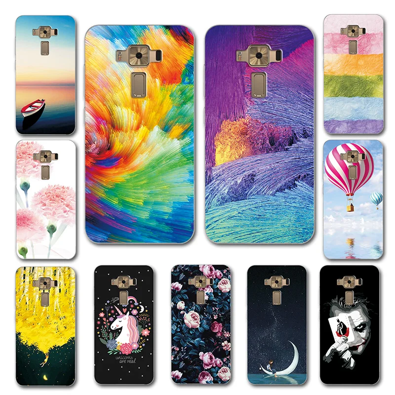 

Cute Art Cases Coque For Asus Zenfone 3 ZE 520KL Flower Silicone Novelty Phone Shell For Zenfone3 ZE520 KL Back Cover Fundas