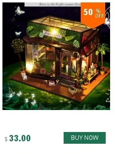 Кукольный дом Poppenhuis кукольный домик Миниатюрный ручной работы Casa De Boneca DIY игрушки для детей подарки на день рождения кошка торт дневник H014