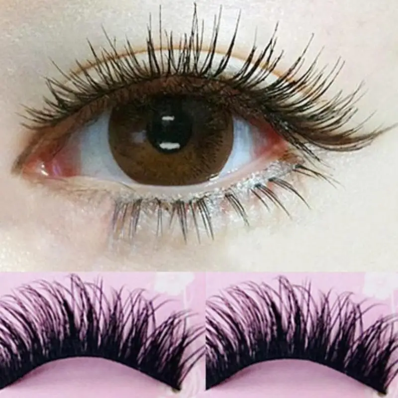 

5 Pairs Magnetic False Eyelashes False Eye lashes Natural Dense Cross Section Custom Thousand Eyelashes