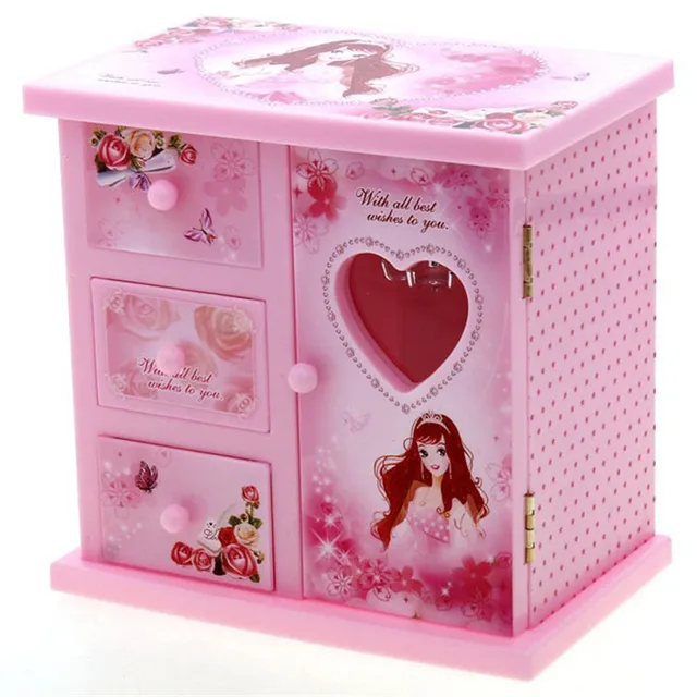 Love Girl Ballerina Music Box Clockwork Dancing Girls Musical Jewelry