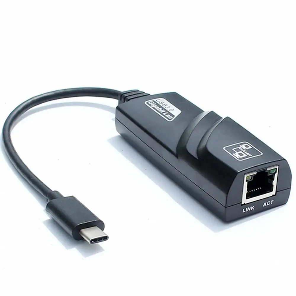 MLLSE USB C к Ethernet адаптеру 10/100/1000 Мбит/с RJ45 Lan адаптер внешний сетевой карты для Windows
