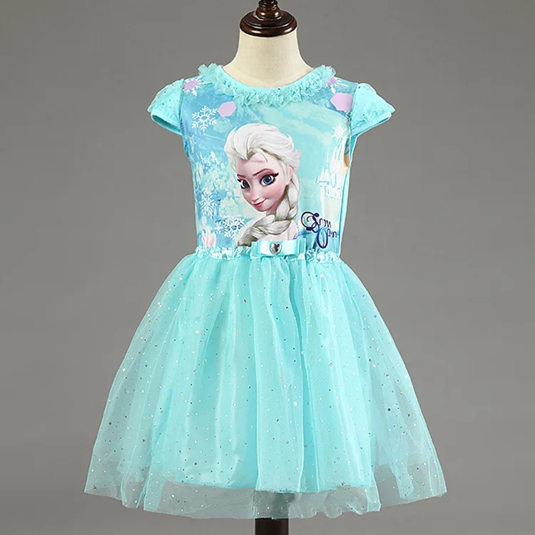 New High Quality Elsa Anna Dress Girls Dress Cosplay Party Dresses Princess tutu Children Baby Kids Vestidos Fever Dress New High Quality Elsa Anna Dress Girls Dress Cosplay Party Dresses Princess tutu Children Baby Kids Vestidos Fever Dress