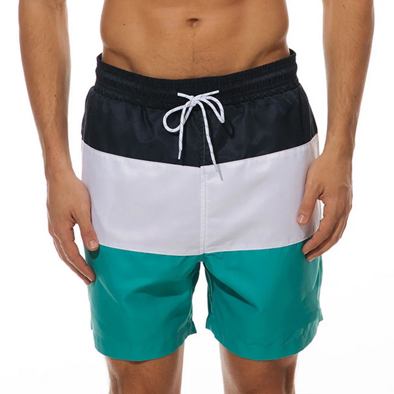 Мужские пляжные шорты для серфинга летние лоскутные Плавки Спортивные шорты для серфинга быстросохнущие спортивные шорты Homme Bermuda
