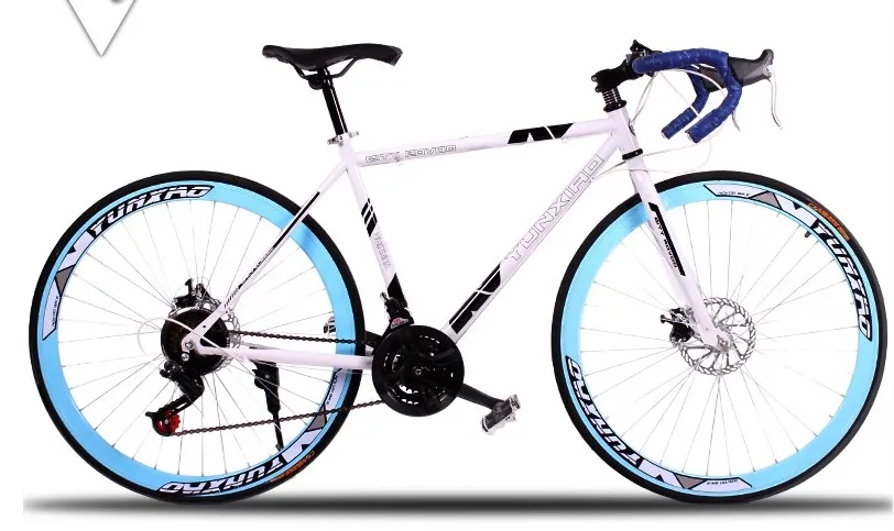 Clearance Road Bike High Carbon Steel 21-Speed 26-Inch Single-Speed Bicycle Front and Rear Mechanical Disc Brake Full Shockingproof Frame 0 Clearance Road Bike High Carbon Steel 21-Speed 26-Inch Single-Speed Bicycle Front and Rear Mechanical Disc Brake Full Shockingproof Frame 0