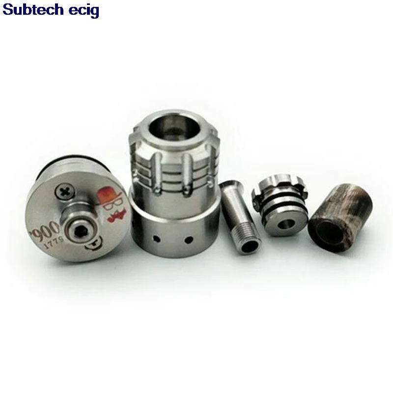 Паров нежный клуб 900 BF MTL RDA Rebuildable Капель Форсунка 316 SS/12/13/14 мм Диаметр