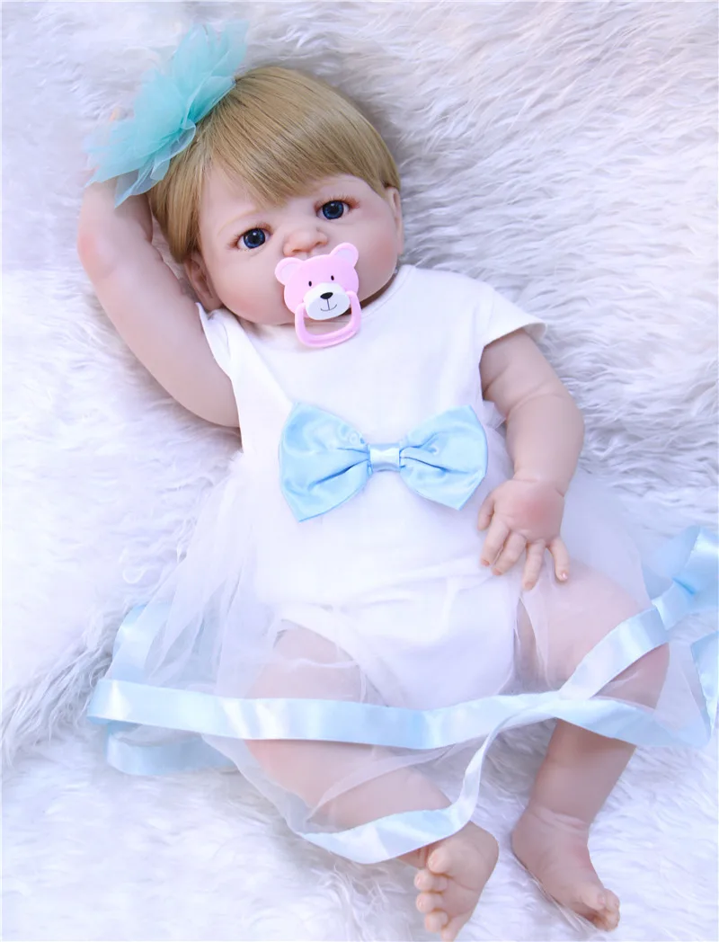 22 55 Cm Full Body Silikon Reborn Boneka Bayi Dengan Harga Murah Reborn Bayi Untuk Anak Anak Hadiah Mainan Boneka Hidup Bebe Reborn Menina Silicone Reborn Babies Cheap Reborn Babiesreborn Baby Aliexpress