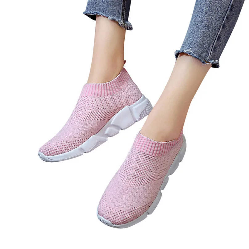 Luotuo Baskets Femmes Chaussures de Running Respirantes pour Femme Athl/étiques L/ég/ères Sport Filles Mode r/ésistent Respirant Les Chaussures Sport Confortables et Respirantes