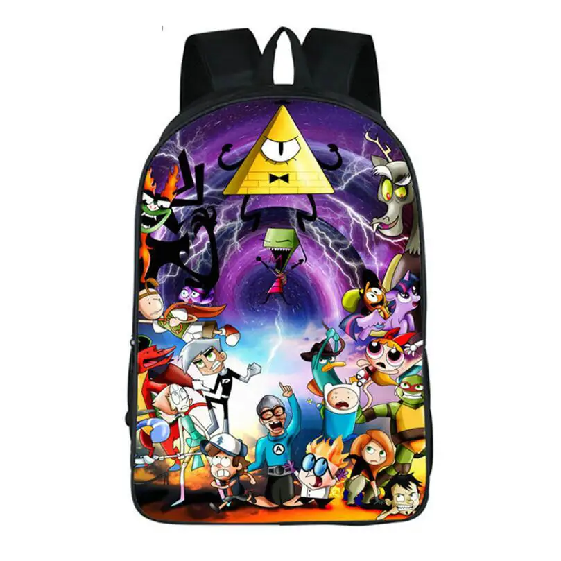 

Gravity Falls Backpacks Printing School Bags Student Backpack Children Schoolbags For Teenagers Boys Girls Bag Kids