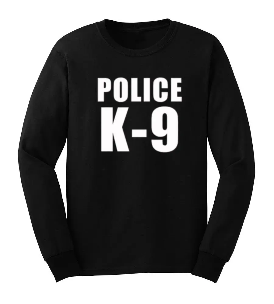 Мужская футболка с длинным рукавом K9 Canine Officer Swat повседневная мужская | одежда