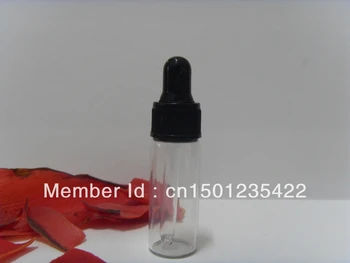 

20pcs 5ml clear glass dropper bottles,Tiny small vails for Essential oils, cosmetics packing, sampling