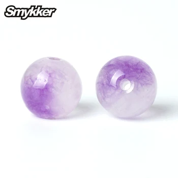 

Natural Gemstone Beads Purple Violet Jasper Elegant Jewelry Loose Rosary Beads 6/8/10mm Jade Stone Quartz Gem Bracelet Making