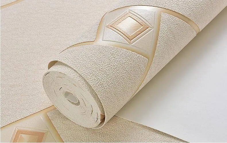 Waliicorners Modern minimalist 3d living room TV background wall non-woven wallpaper imitation marble pattern geometric wallpaper 19 QQ20180411221905
