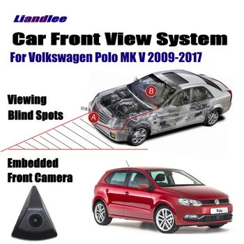 

Liandlee Front View Camera For Volkswagen VW Polo MK V 2009-2017 2015 Car Screen Monitor 4.3" Logo Embedded Cigarette Lighter