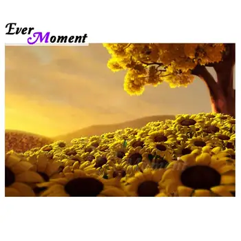 

Ever Moment Diamond Painting Sunflower 5D DIY Picture Of Rhinestone Mosaic Full Square Drill Diamond Embroidery Decoration 3F546