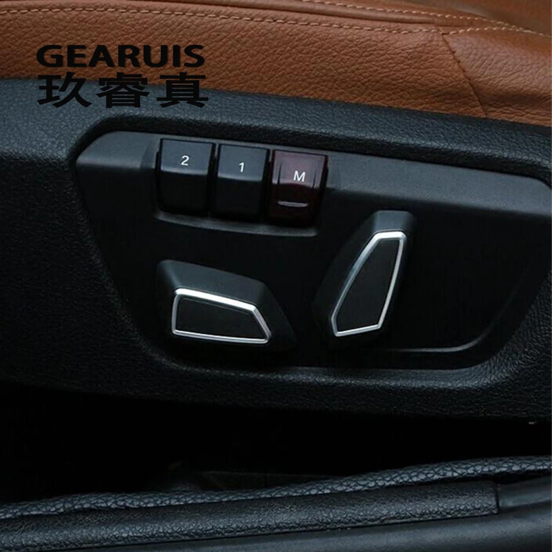 Car Styling Auto Seat Adjustment Button Switch Trim Cover Sticker For Bmw 1 3 4 5 Series F10 F20 F30 X3 X4 F25 F26 X5 X6 F15 F16 Interior Mouldings Aliexpress