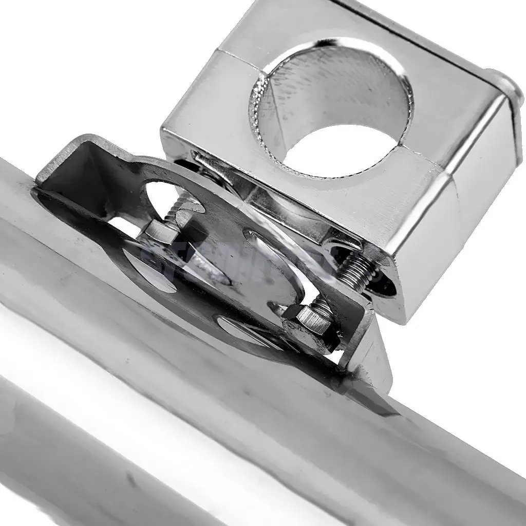 Adjustable Rust-free Steel Fishing Rod Holder Set for Boat Kayak Yacht Rail