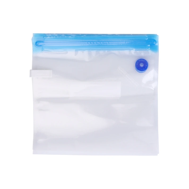 Reusable 5Pcs Kitchen Food Vacuum Saver Bags Sealer Storage Packing Pouch Case