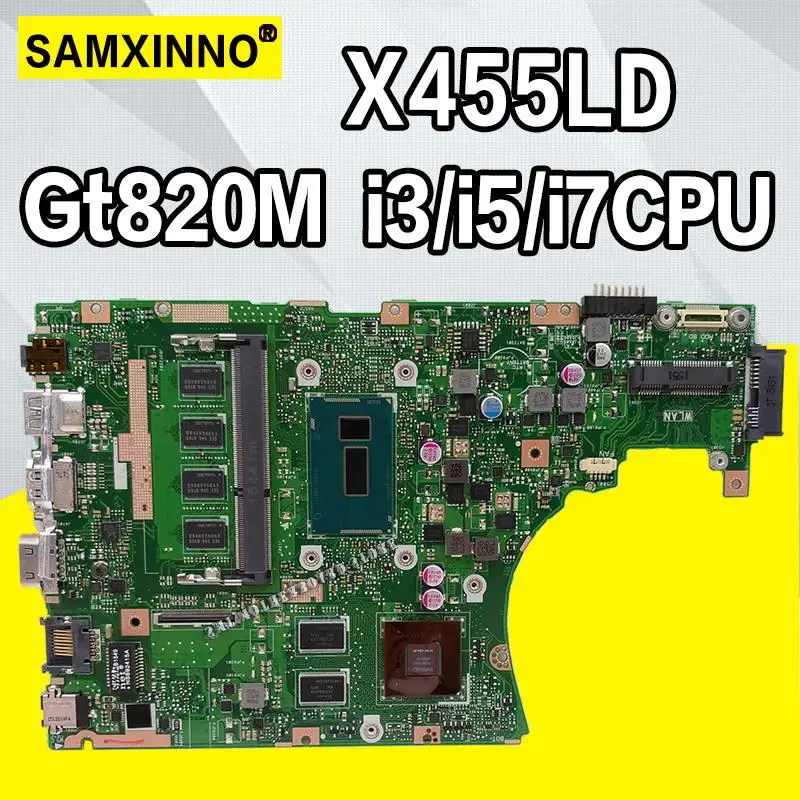 X455LD материнская плата для For Asus X455L X455LJ X455LN A455L F455L K455L ноутбука 4G RAm Gt820M i3/i5/i7