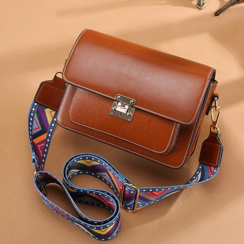 

SK Women Handbags Famous Brand 2019 Vintage Genuine Leather Small Luxury Ladies Shoulder Bags Designer Female Crossbody Bag