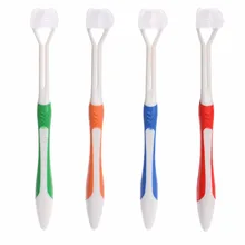 Йас 1 шт. синий/красный/зеленый/желтый 3 сторонняя Зубная щётка на очень тонком каблуке зубные щетки с мягкой щетиной для жениха зубные щетки для взрослых для здоровья зубов; высота каблука 18 см