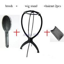 Пластиковый складной для парика устойчивый прочный волос голова Шапка Кепка Дисплей Держатель Стенд аксессуары для парикмахерских инструментов черный почта Китая