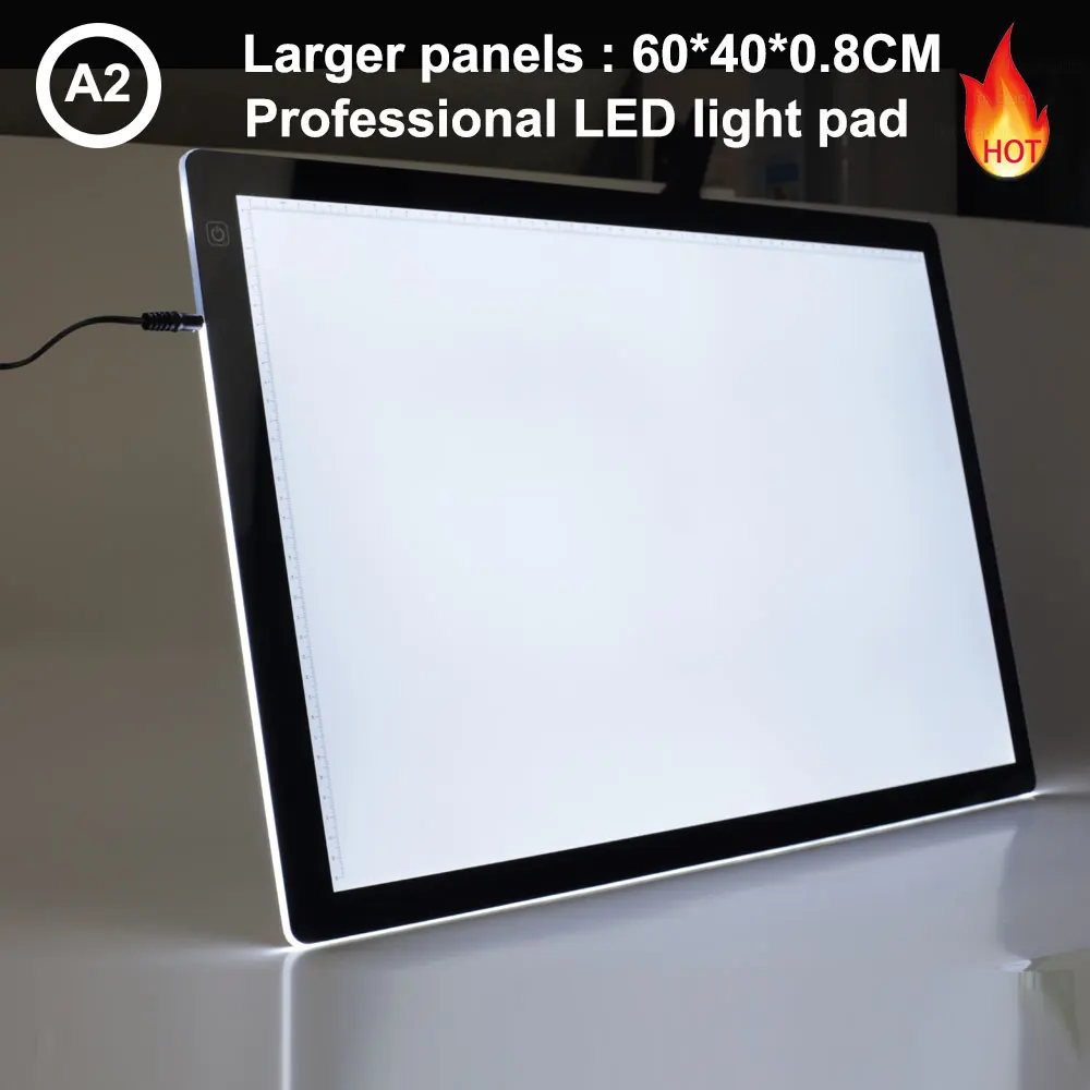 

2020 Free Shipping A2 Size photographic drawing tablet led drawing light pad illuminating tracing board,ultra-thin portable tool