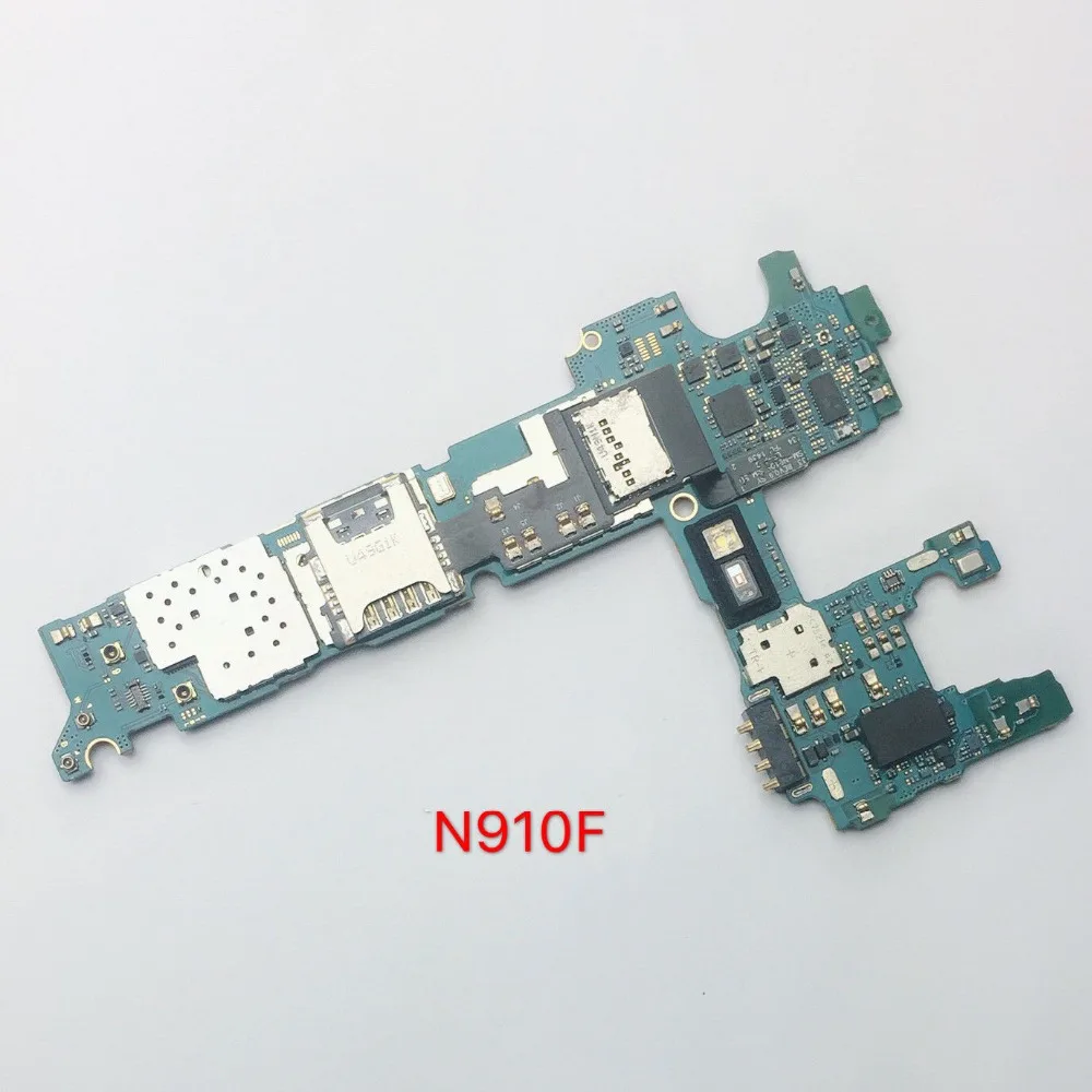 

International language!~Unlocked Original Motherboard For Samsung Galaxy Note 4 N910F Motherboard 32GB Free shipping