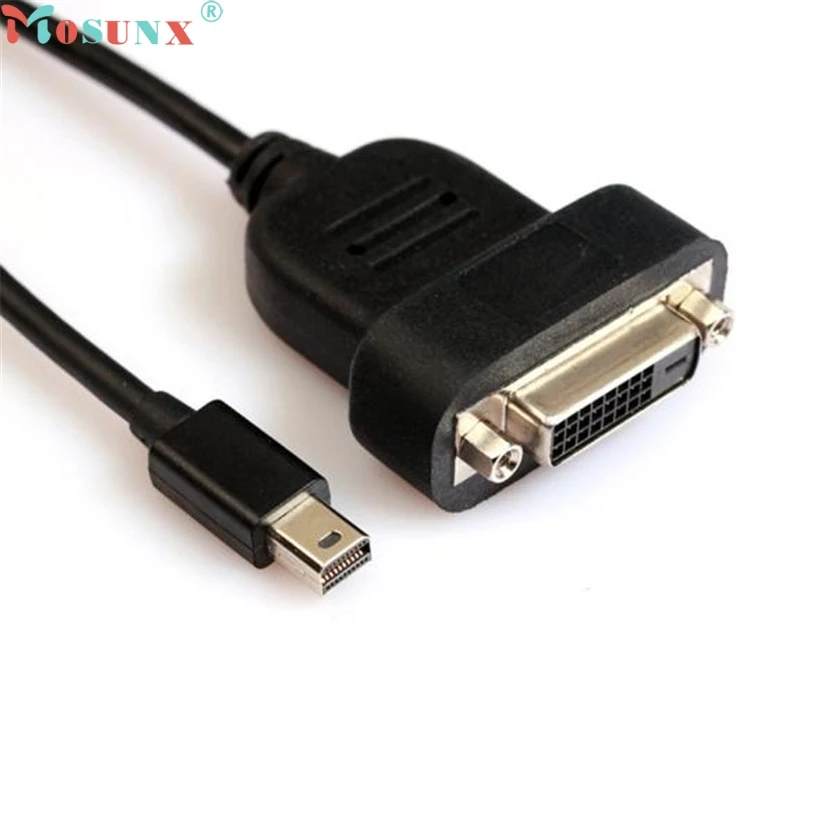 Mosunx Factory Price Mini DP DisplayPort to DVI Adapter Cable Mini DP