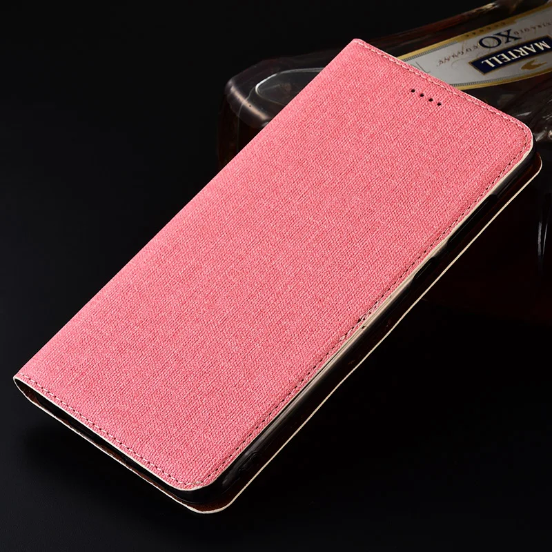 Полиуретан) с откидной крышкой с функцией подставки Крышка для Xiaomi mi x 2 mi x2 2 S mi x2S чехол из хлопка и льна кожаный чехол-книжка для телефона с изображением забавных мультфильмов чехол - Цвет: Розовый