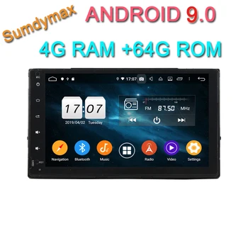 

9" car radio gps player for toyota Fortuner 2016-2017 with android 9.0 octa core 4G RAM 64G ROM gps navigaiton audio stereo