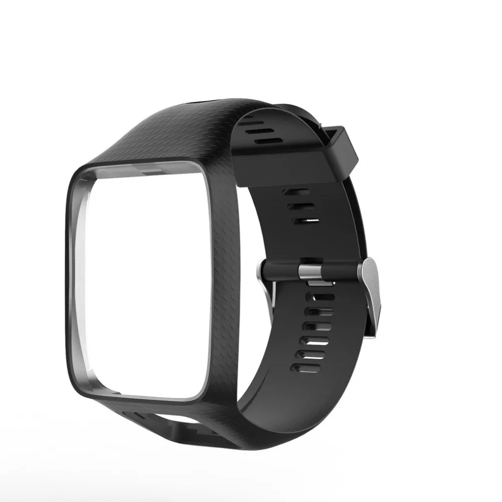 Силиконовый сменный Браслет для часов Ремешок TomTom Runner 2 3 Spark gps часы мягкий