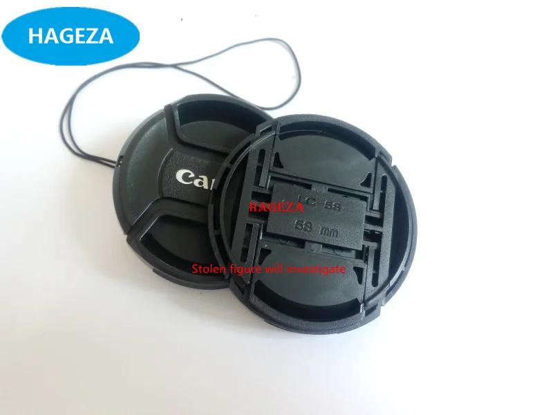 58mm Camera Lens Cap Holder Cover Camera Lens Cover For Canon / EOS 1300D 1200D 100D 700D 600D